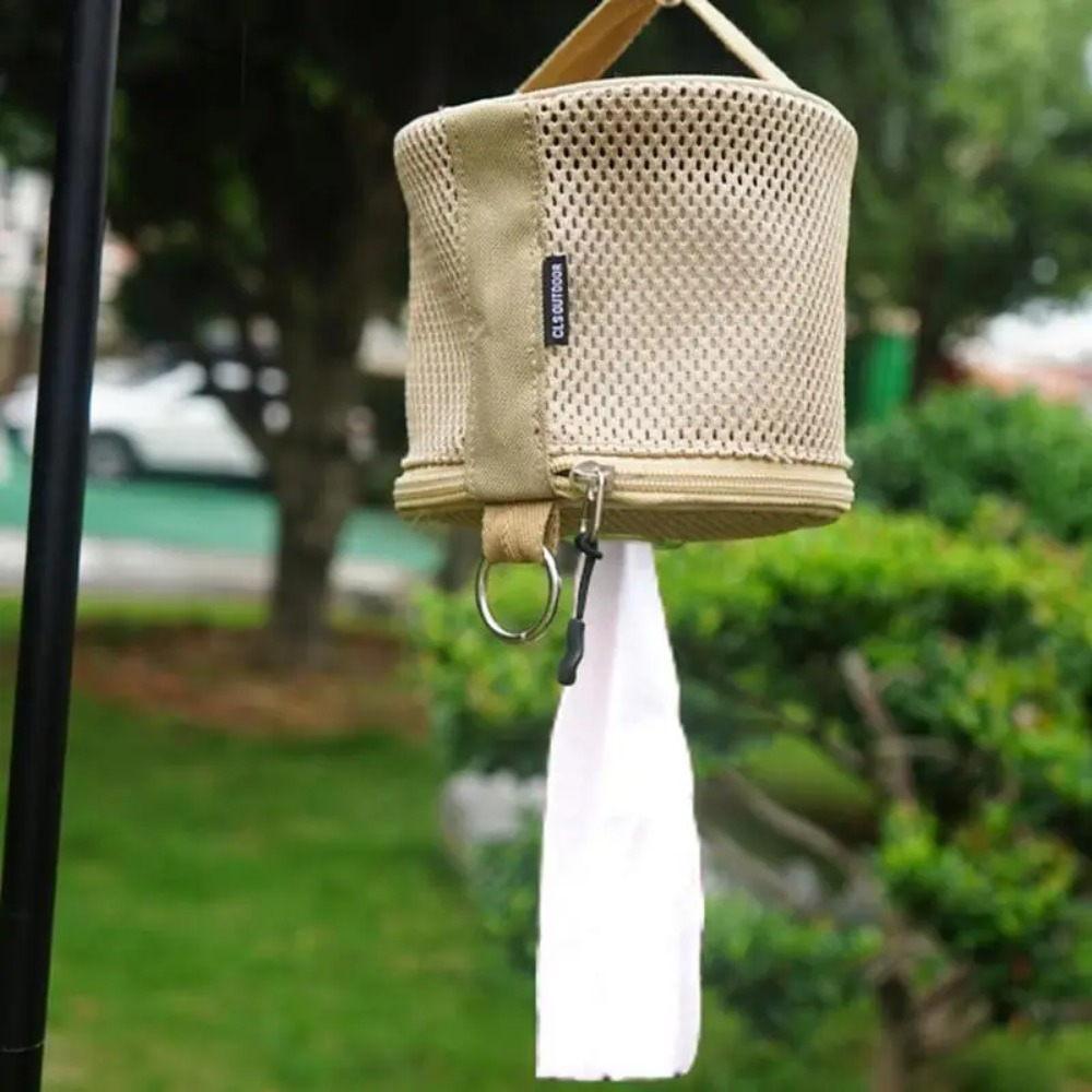 Outdoor Camping Bin - Custodia per fazzoletti da campeggio all'aperto