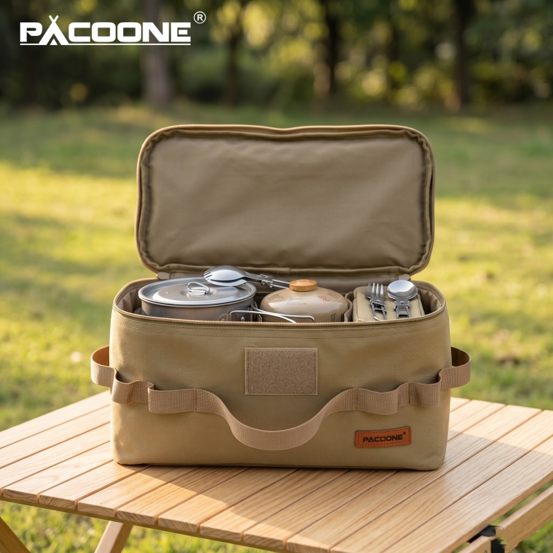 Outdoor Camping World - Borsa Portaoggetti Portatile PACOONE per Campeggio,