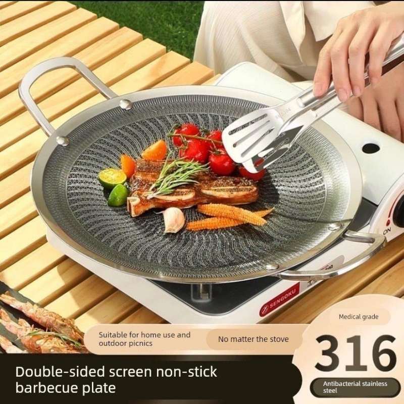 Outdoor Camping Activities - Padella Multifunzionale in Acciaio Inox 316