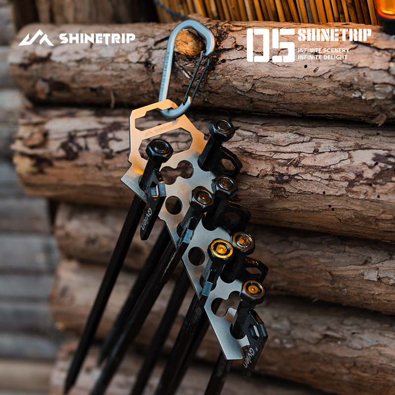 Outdoor Camping Bin - Contenitore per Picchetti da Terra ShineTrip,
