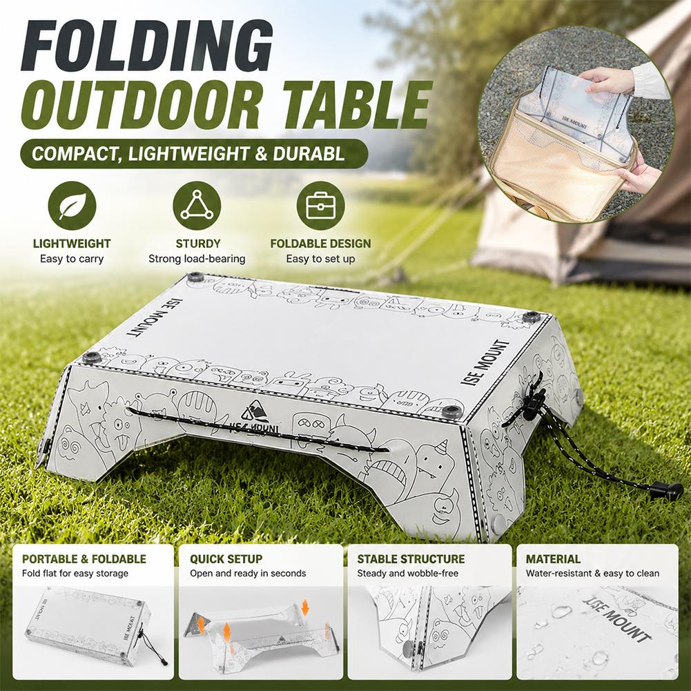 Outdoor Camping Cooking Table - Tavolo da Campeggio Pieghevole Portatile in