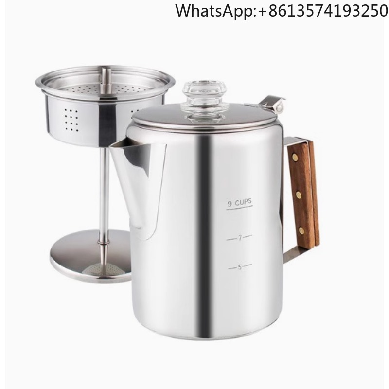 Camp Percolator Coffee - Caffettiera a Percolazione per Campeggio, Caffettiera