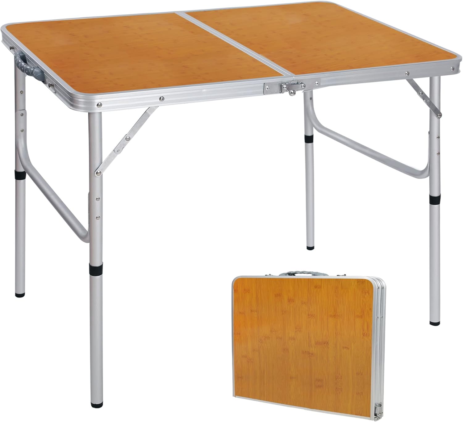 Outdoor Camping Cooking Table - Tavolo da Campeggio Pieghevole Regolabile in