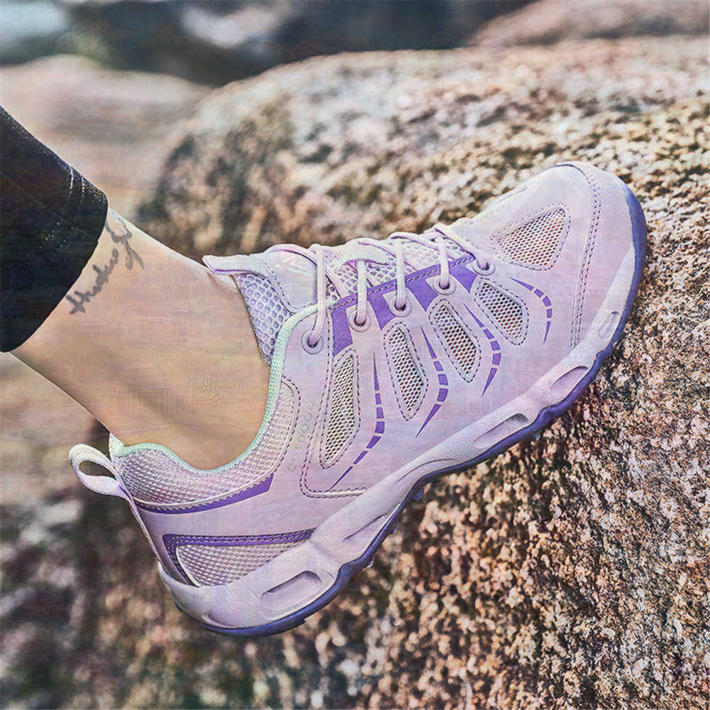 Outdoor Camping Slippers - Sumer Punta tonda Argento Sneakers Scarpe