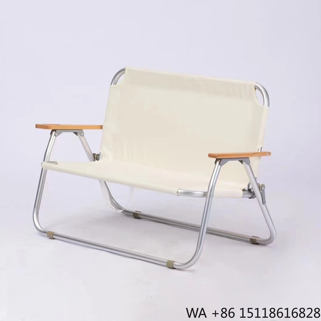 Outdoor Chair Camping - Sedia da campeggio pieghevole doppia per