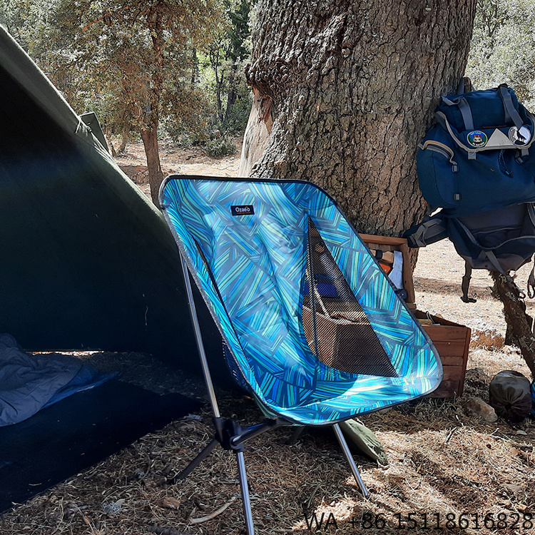 Outdoor Chair Camping - Sedia da Campeggio Pieghevole Portatile, Leggera,