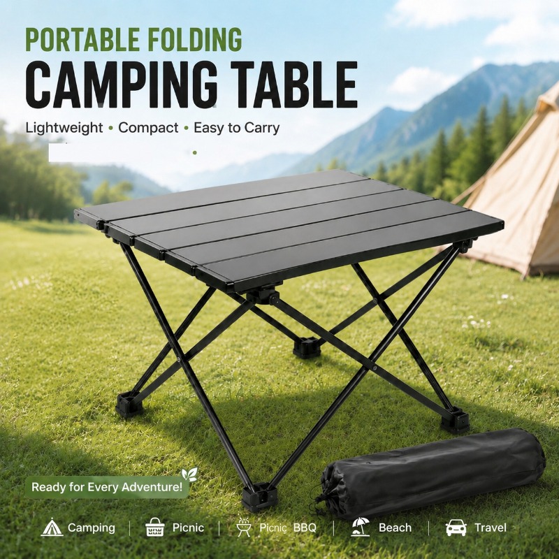 Outdoor Camping Cooking Table - Tavolo da Campeggio Leggero e Portatile,