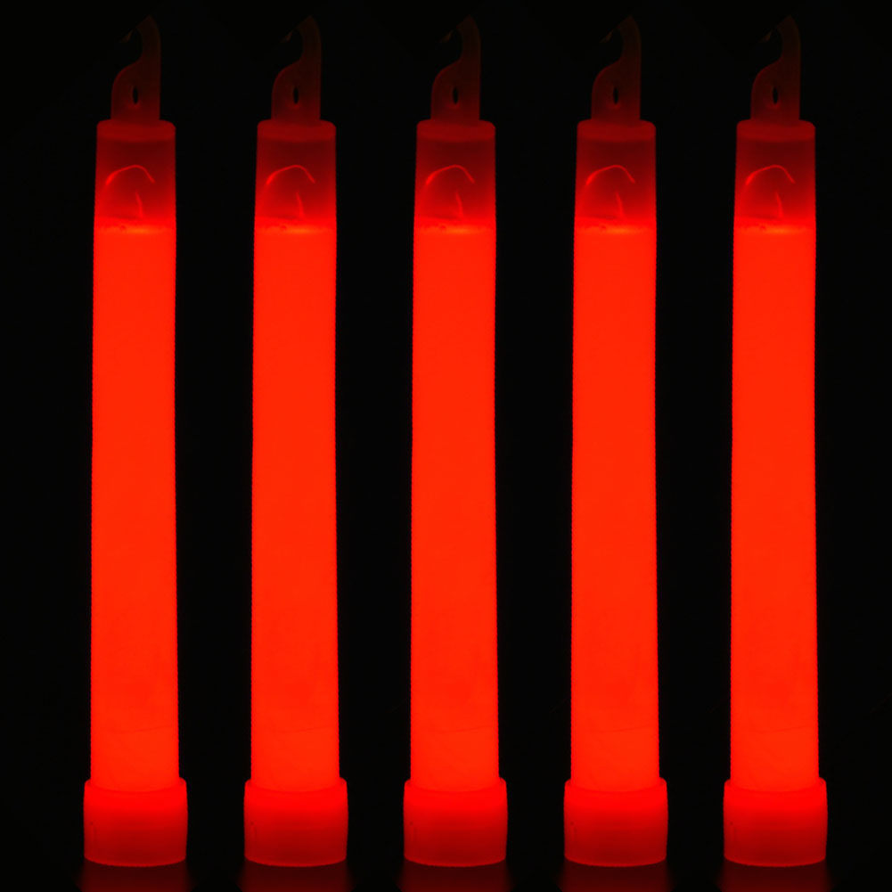 Glow Sticks Survival - Bacchette luminose di emergenza per esterni