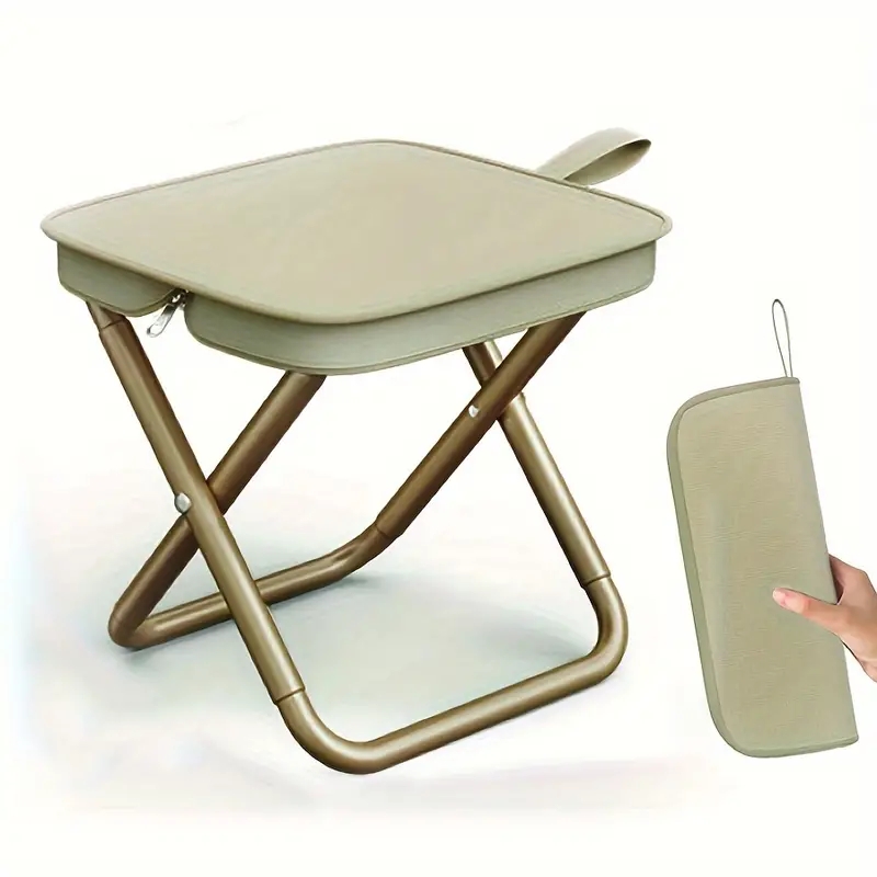 Outdoor Chair Camping - Astuccio pieghevole per esterni, piccolo sgabello