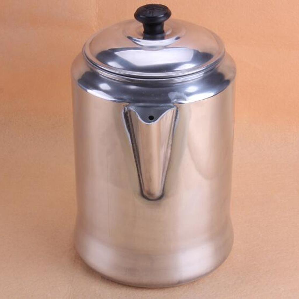Camp Percolator Coffee - Caffettiera in Alluminio da Campeggio, Bollitore