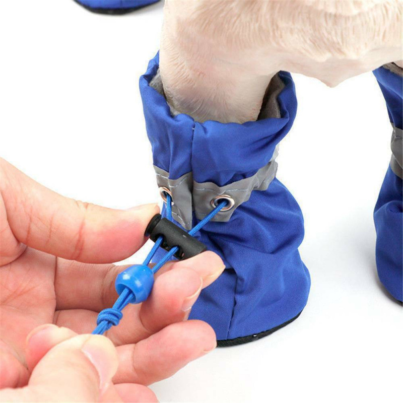 Outdoor Camping Slippers - 4 pezzi scarpe per cani di