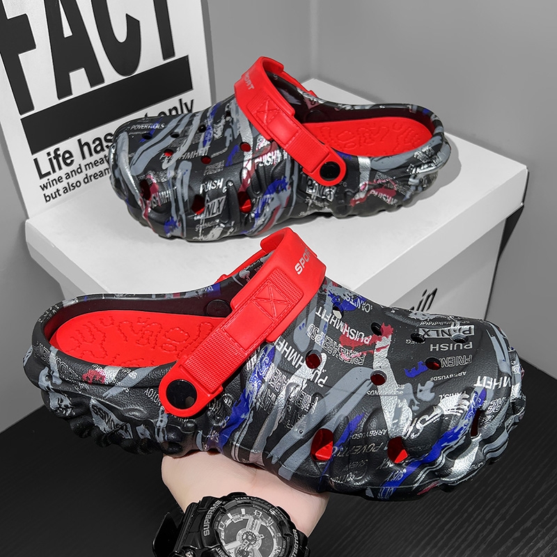 Outdoor Camping Slippers - Sandali da Uomo a Punta Chiusa