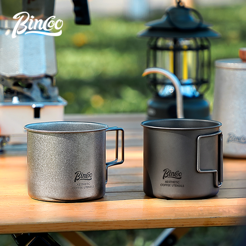 Tazza da campeggio in titanio  - Outdoor Camping Bin recensione e prezzo