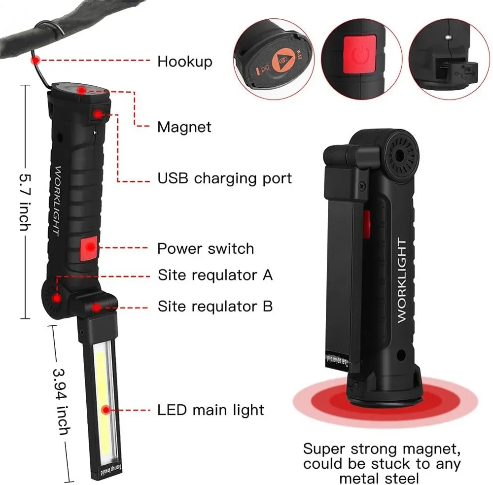 Torcia portatile a LED COB Lam - Outdoor Camping Lights recensione e prezzo