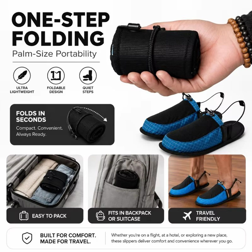 Ciabatte Pieghevoli ad Asciuga - Outdoor Camping Slippers recensione e prezzo