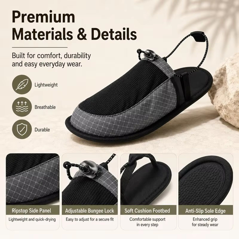 Ciabatte Pieghevoli ad Asciuga - Outdoor Camping Slippers recensione e prezzo