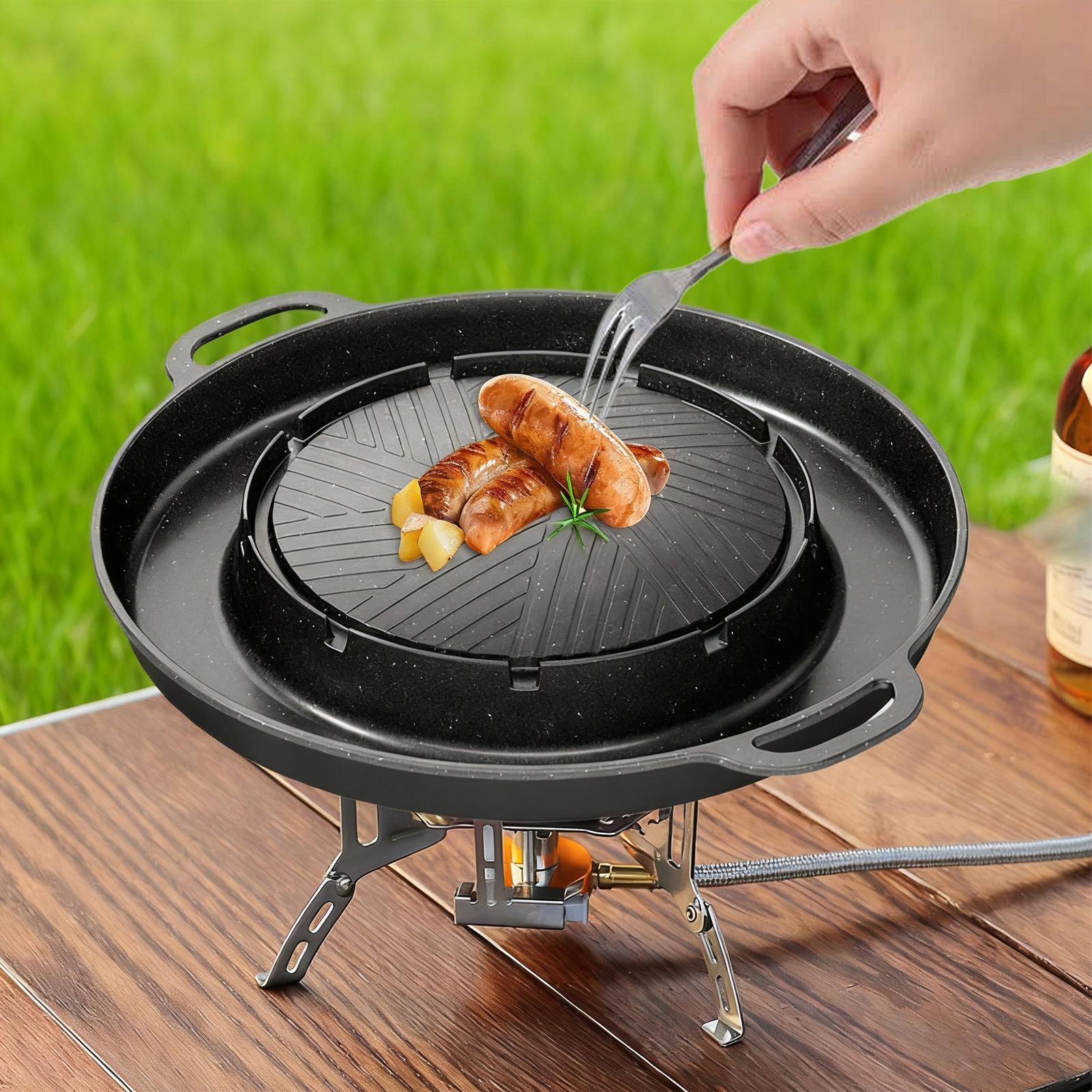 Griglia e padella calda 2 in 1 - Outdoor Camping Cooking Table recensione e prezzo