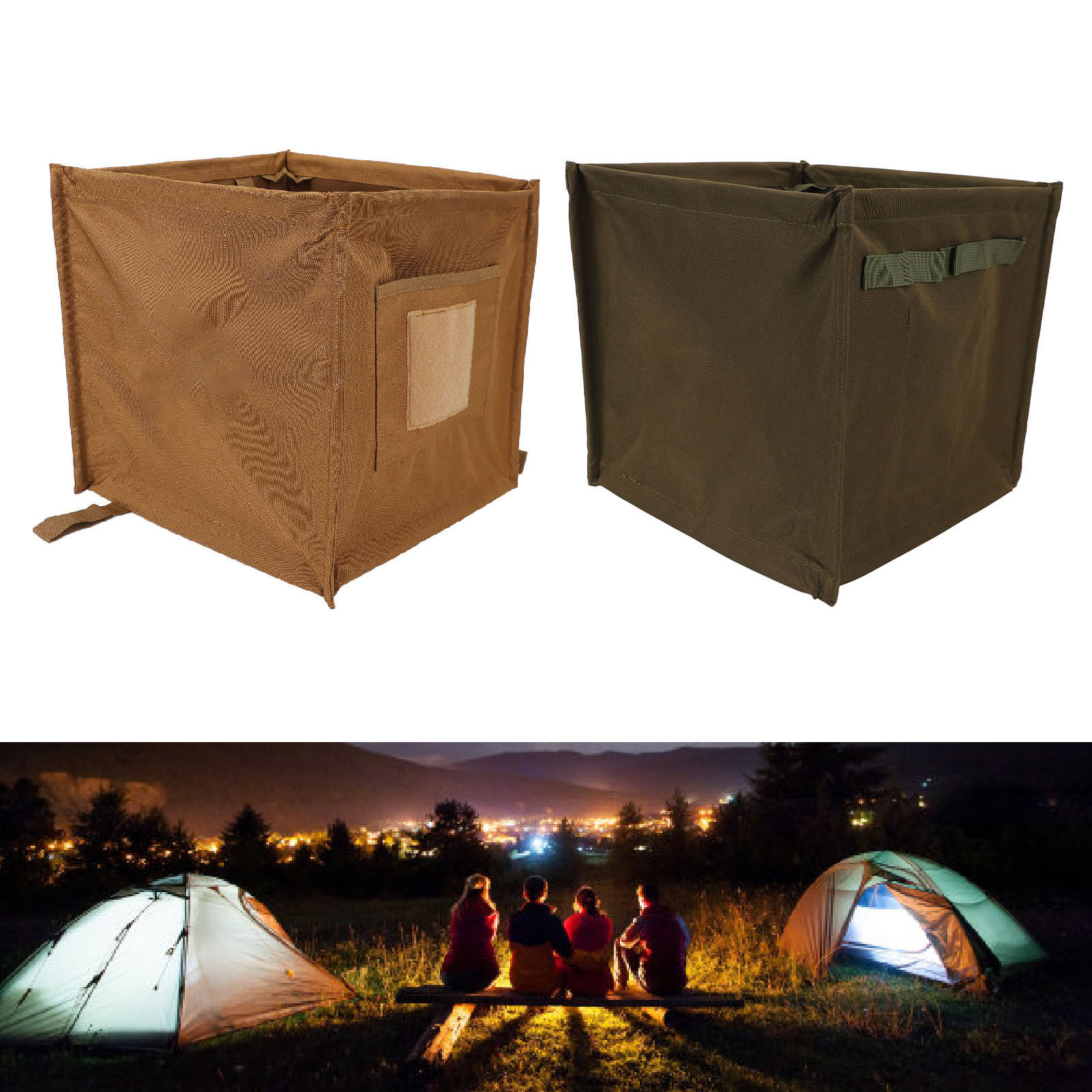 Cestino per rifiuti pieghevole - Outdoor Camping Bin recensione e prezzo
