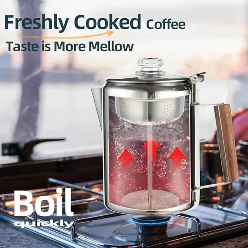 Caffettiera da Campeggio in Ac - Camp Percolator Coffee recensione e prezzo