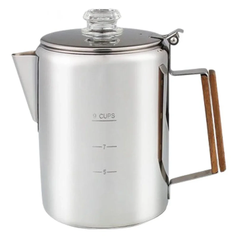Caffettiera da campeggio da 9  - Camp Percolator Coffee recensione e prezzo