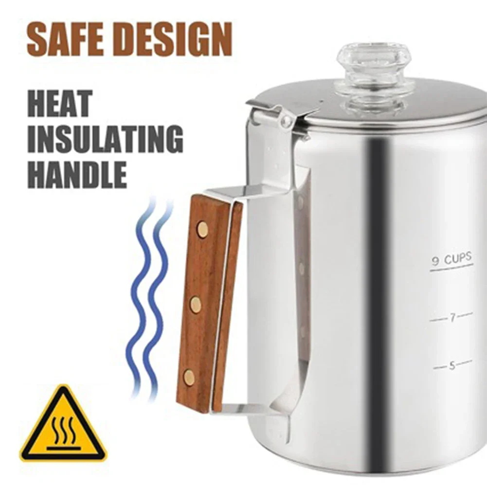 Caffettiera da campeggio da 9  - Camp Percolator Coffee recensione e prezzo