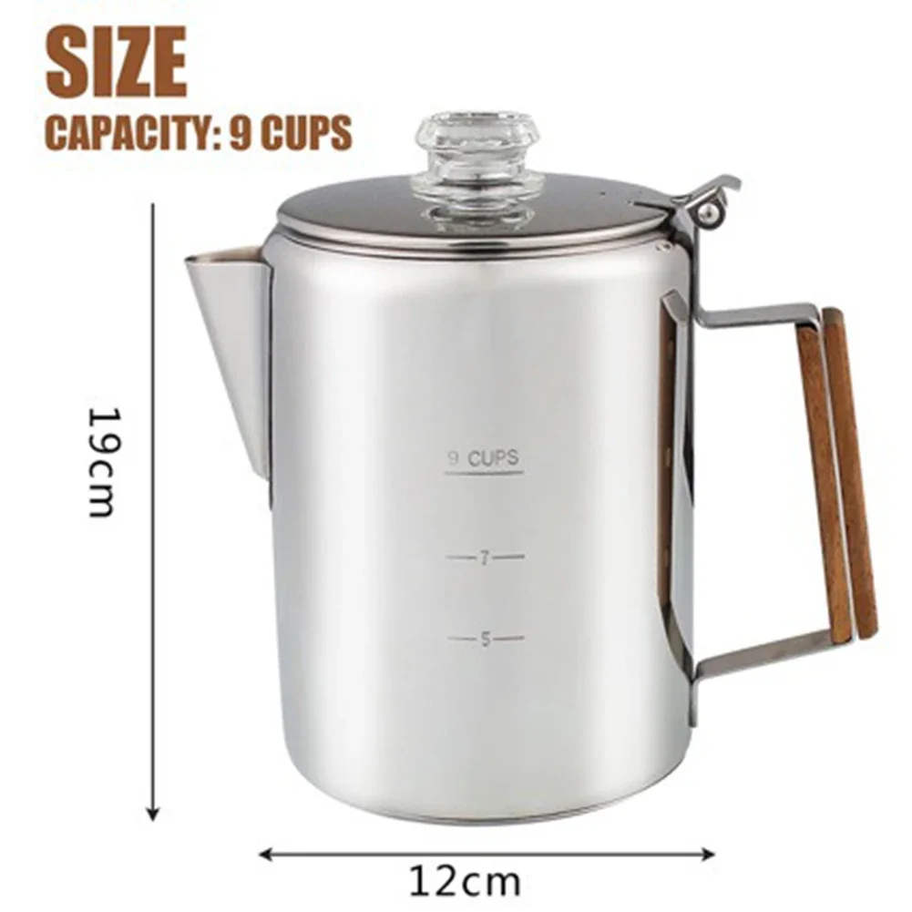Caffettiera da campeggio da 9  - Camp Percolator Coffee recensione e prezzo