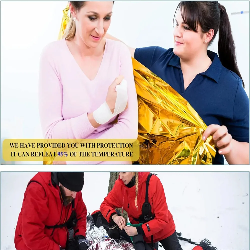5 pezzi coperta termica di eme - Emergency Mylar Blanket recensione e prezzo