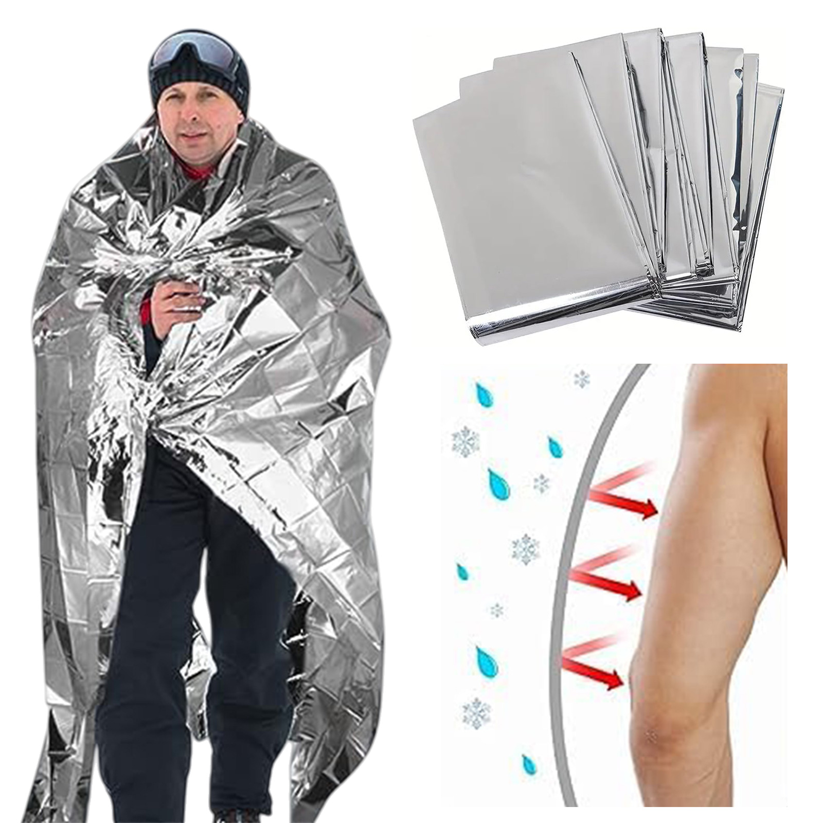 Coperte di Emergenza in Mylar  - Emergency Mylar Blanket recensione e prezzo