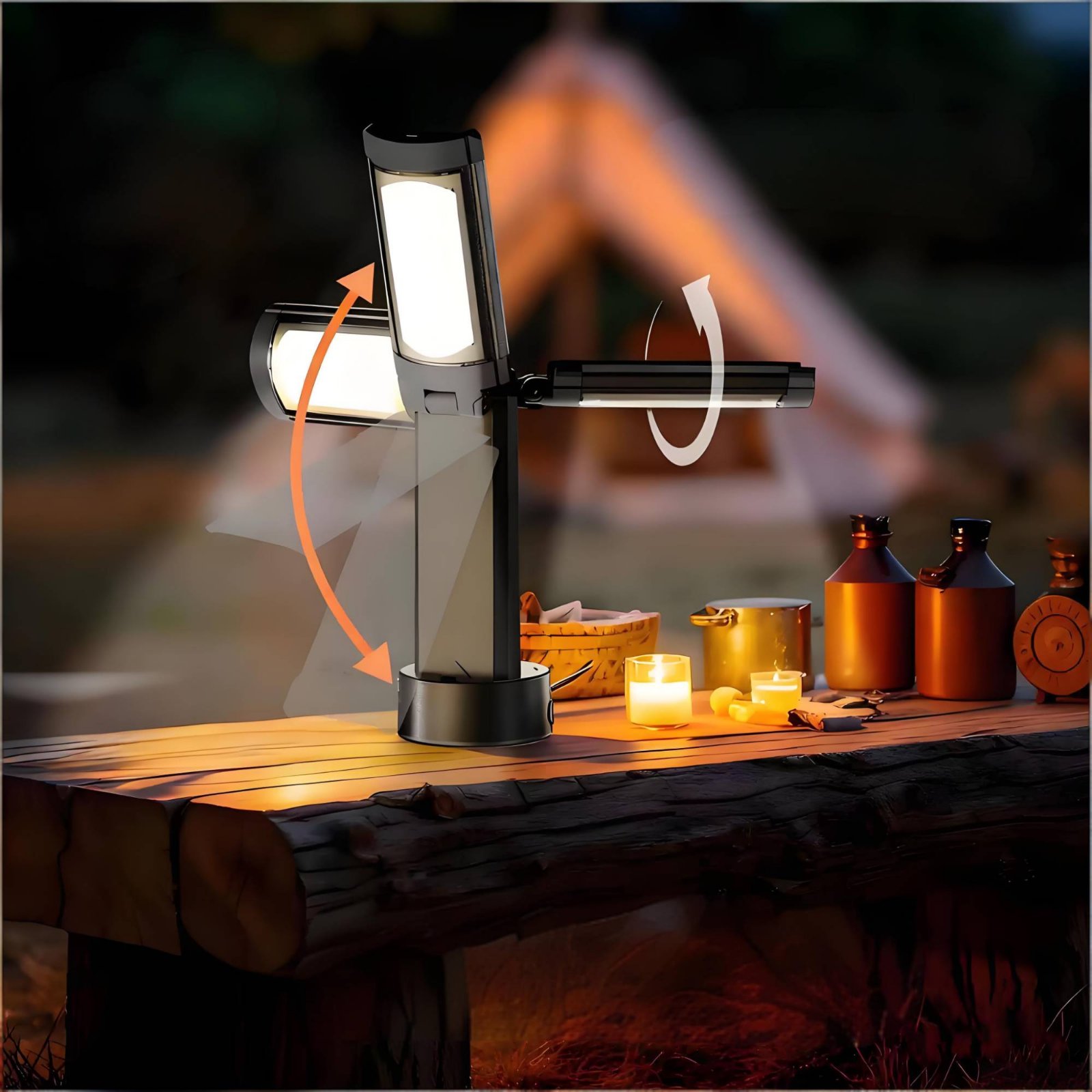 Lampada da tenda telescopica c - Outdoor Camping Lights recensione e prezzo