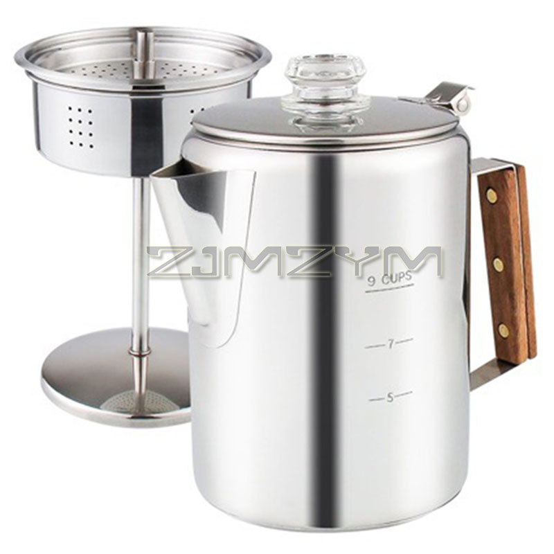 Caffettiera da 9 tazze Caffett - Camp Percolator Coffee recensione e prezzo