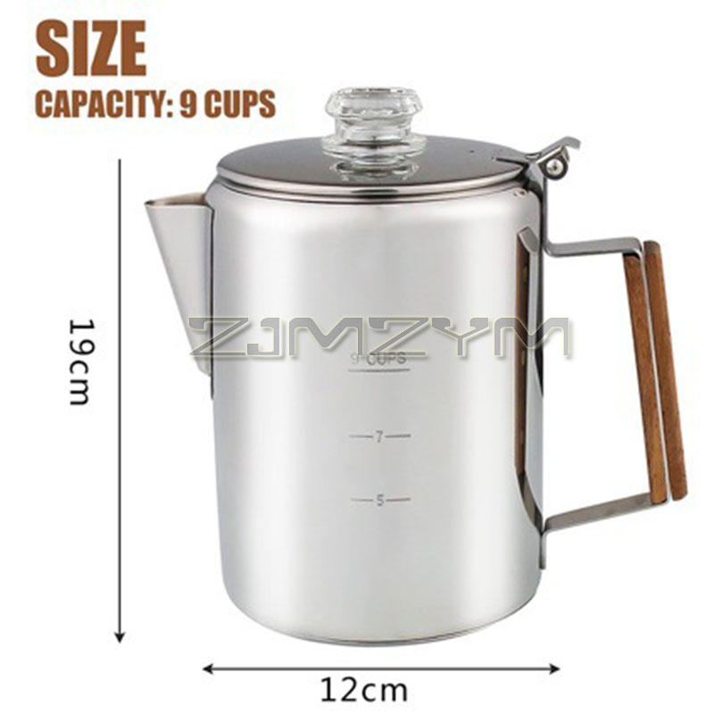 Caffettiera da 9 tazze Caffett - Camp Percolator Coffee recensione e prezzo