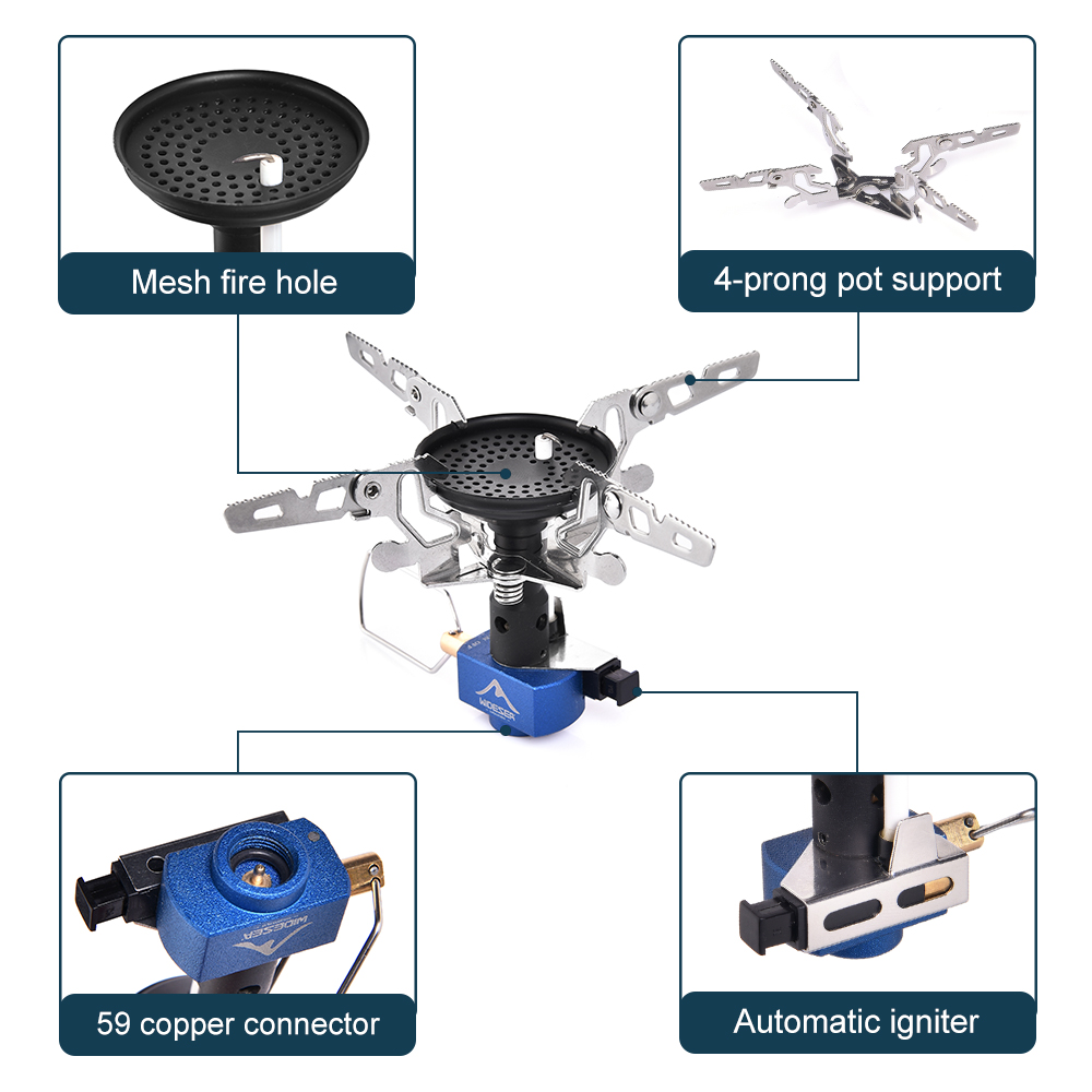 Fornello a Gas per Campeggio a - Outdoor Camping Gas Stove recensione e prezzo