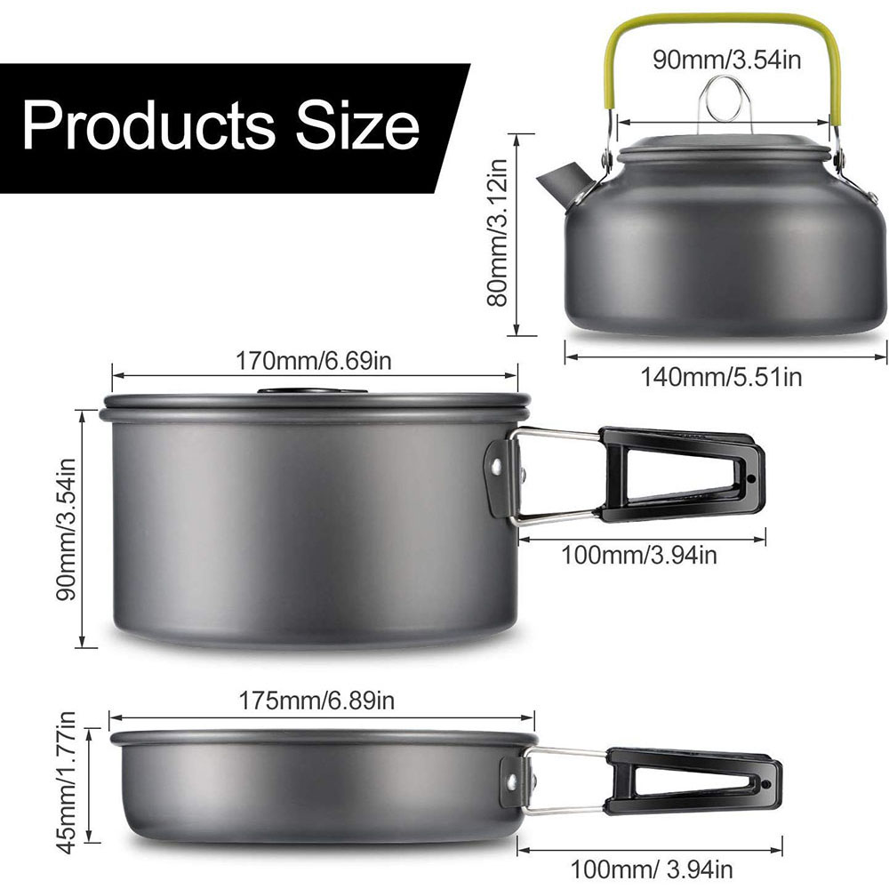 Set di utensili da cucina per  - Outdoor Camping World recensione e prezzo