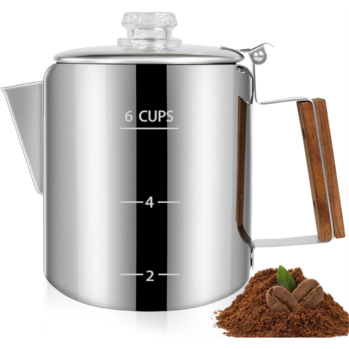 Caffettiera da 6 tazze Caffett - Camp Percolator Coffee recensione e prezzo